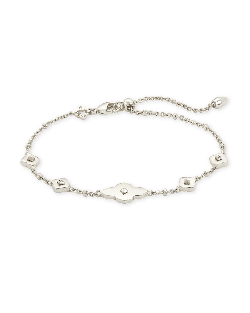 Abbie Delicate Chain Bracelet in Silver image number 2